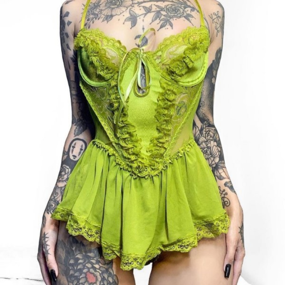 Ivy Spoiled But Not Rotten Lace Teddy